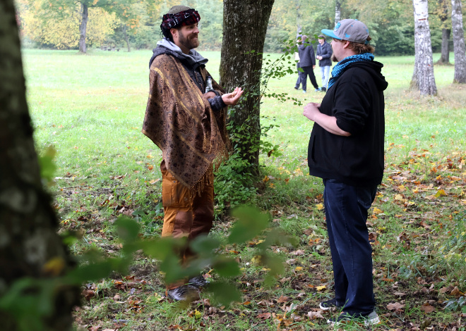 Kamelhandel beim Waldspiel