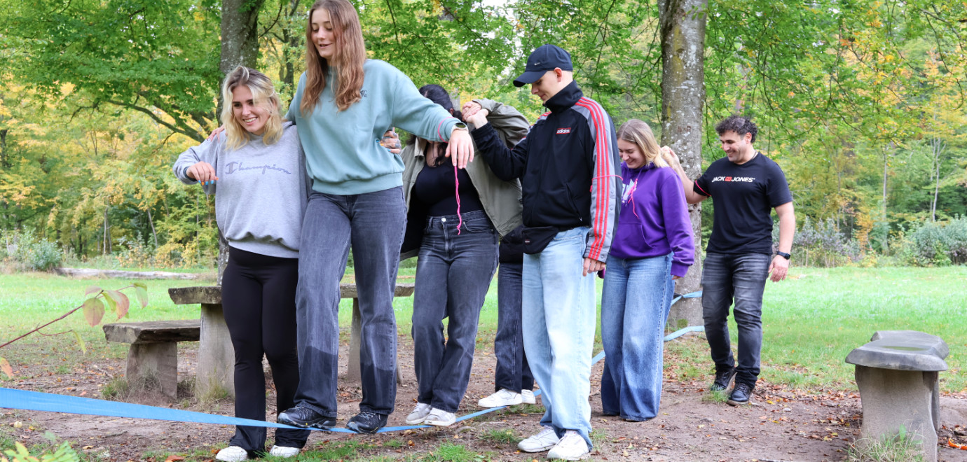 Beim Kameldoktor auf der Slackline